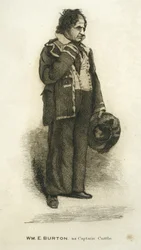WM. E. Burton as Captain Cuttle